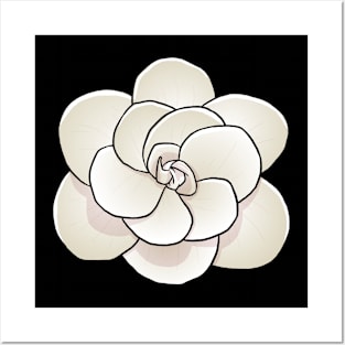 Gardenia flower lover Posters and Art